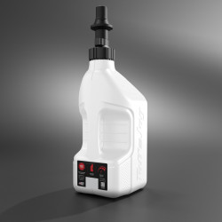 Bidon d'essence TUFF JUG blanc avec bouchon Ripper 2.5G/10L - Dr Rider