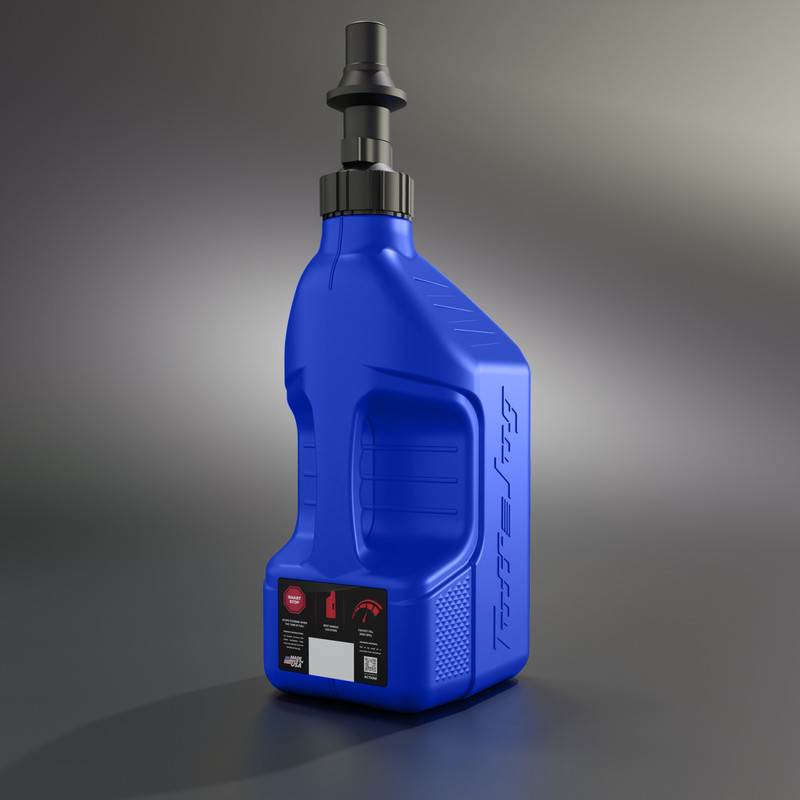 Bidon d'essence TUFF JUG bleu avec bouchon Ripper 2.5G/10L - Dr Rider