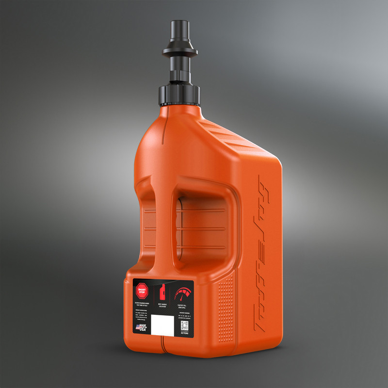 Bidon d'essence TUFF JUG orange avec bouchon Ripper 5G/20L - Dr Rider