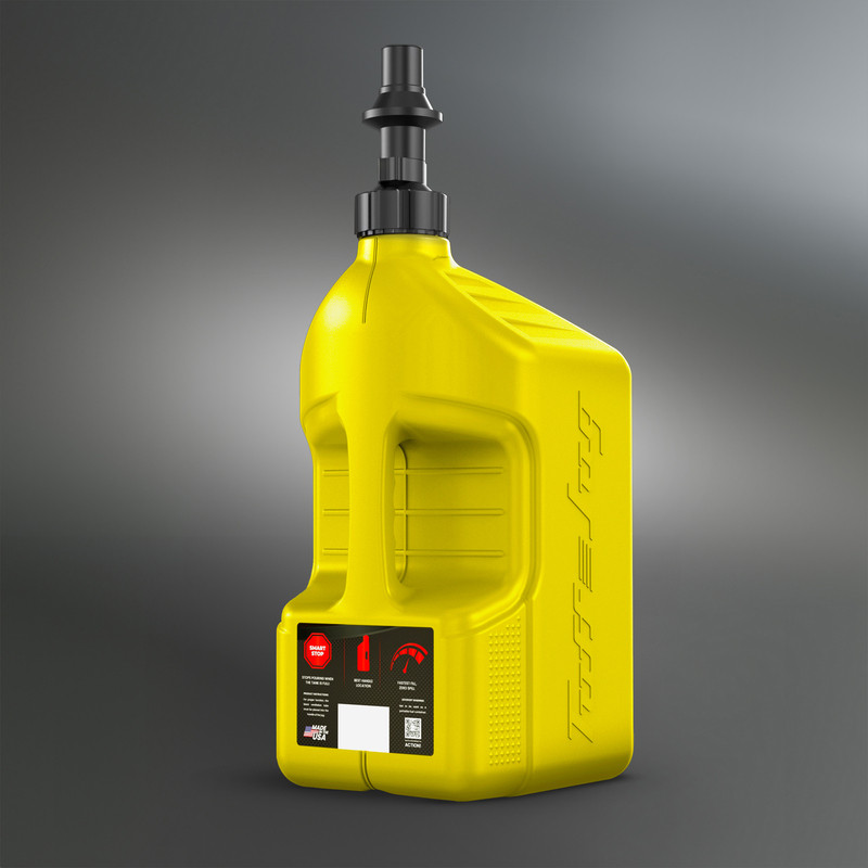Bidon d'essence TUFF JUG jaune avec bouchon Ripper 5G/20L - Dr Rider