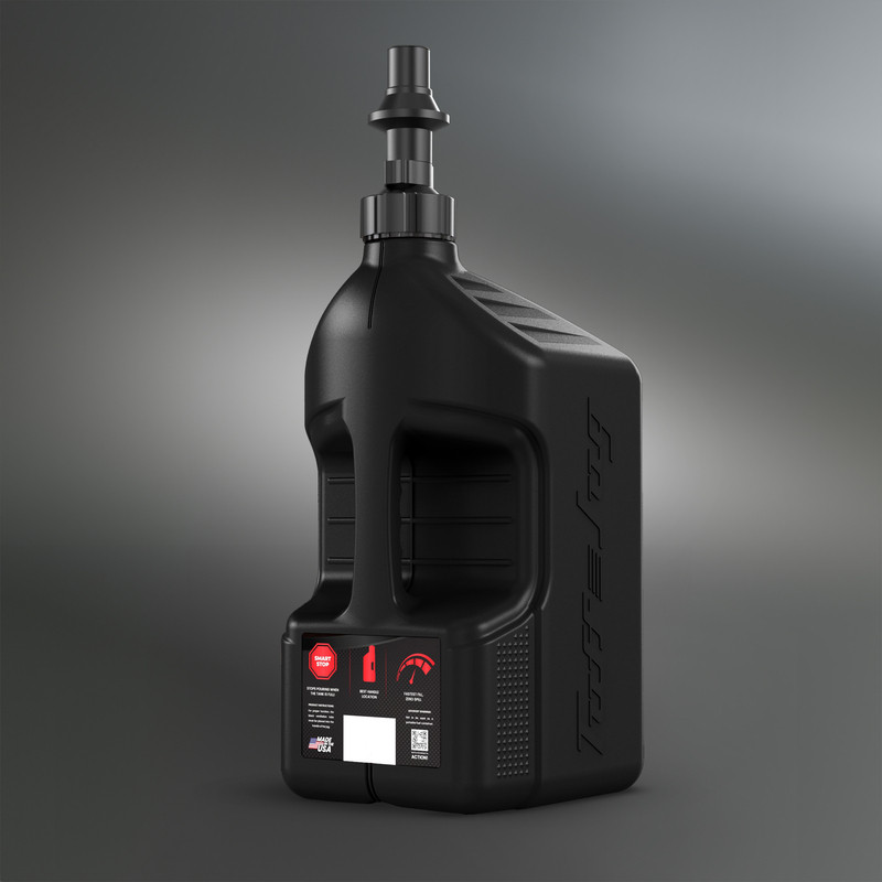 Bidon d'essence TUFF JUG noir avec bouchon Ripper 5G/20L - Dr Rider