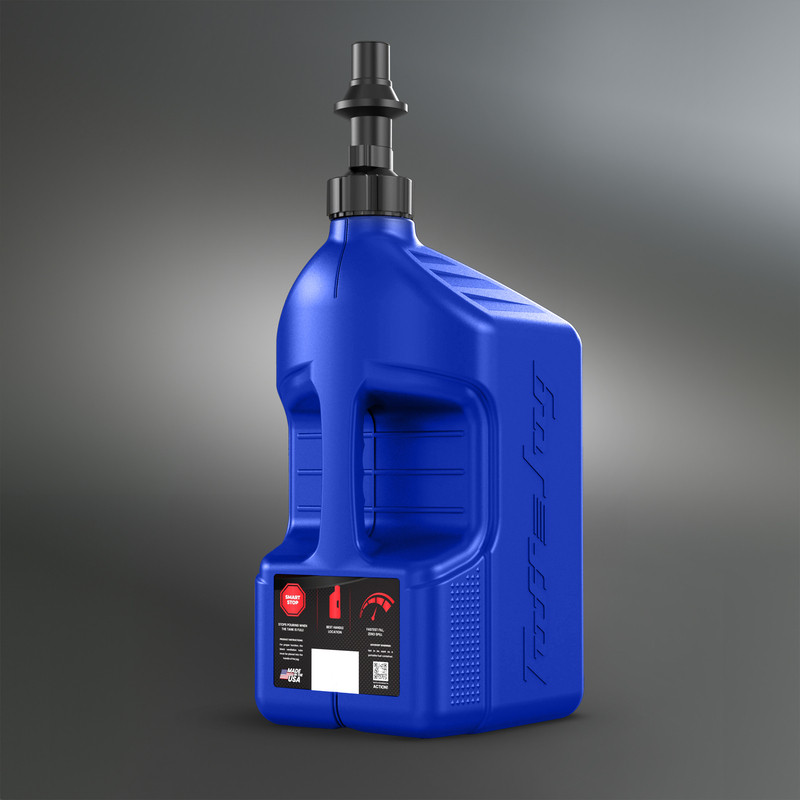 Bidon d'essence TUFF JUG bleu avec bouchon Ripper 5G/20L - Dr Rider