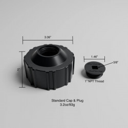 Bouchon standard TUFF JUG avec plug central - Dr Rider