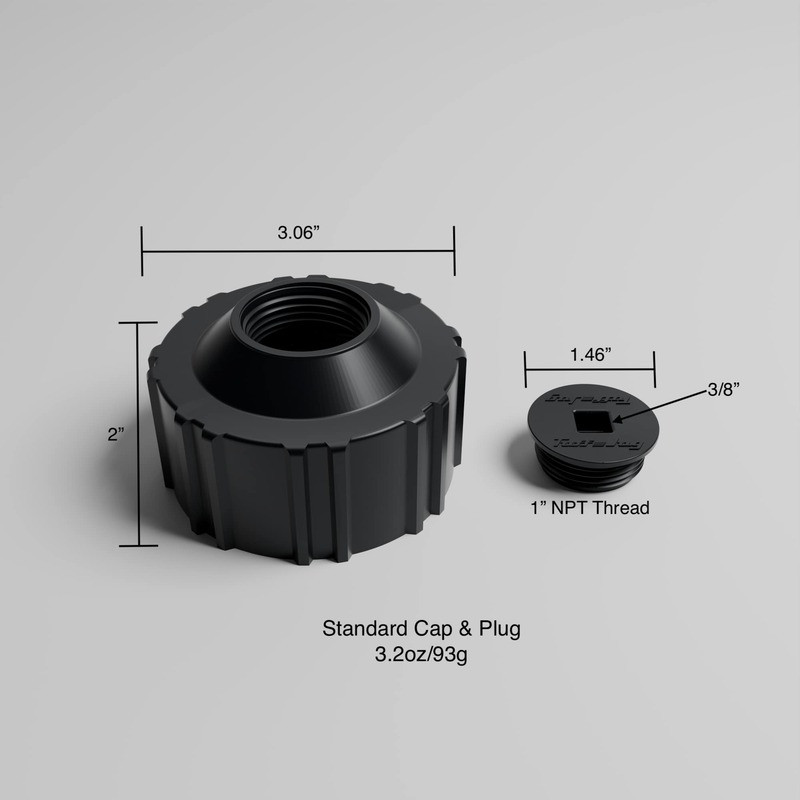 Bouchon standard TUFF JUG avec plug central - Dr Rider