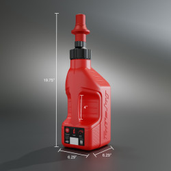 Bidon d'essence TUFF JUG blanc avec bouchon Ripper 1.25G/5L - Dr Rider
