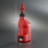 Bidon d'essence TUFF JUG blanc avec bouchon Ripper 1.25G/5L - Dr Rider