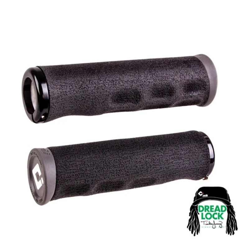 Revêtements de poignées MTB ODI F-1 Series Tinker Signature Dread Lock - Dr Rider