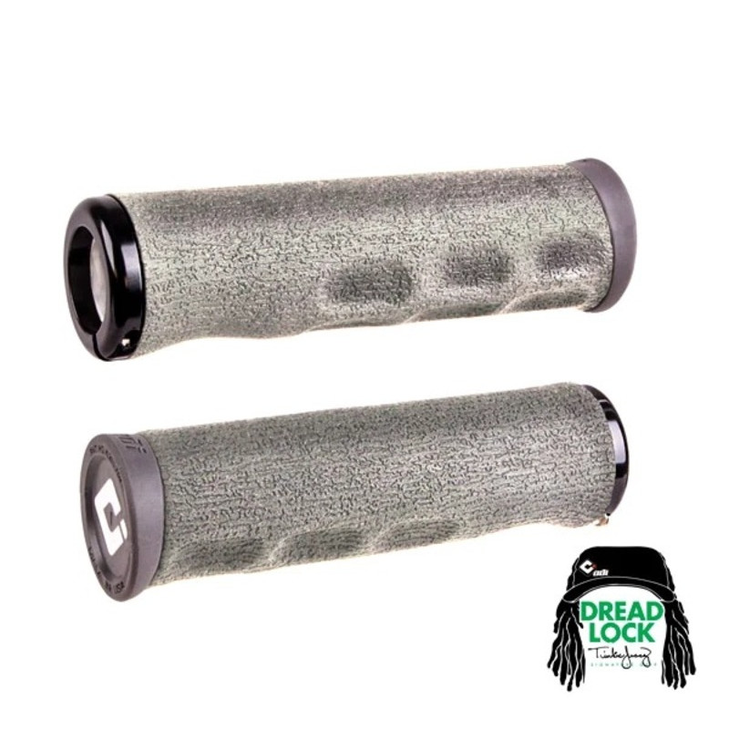 Revêtements de poignées MTB ODI F-1 Series Tinker Signature Dread Lock - Dr Rider