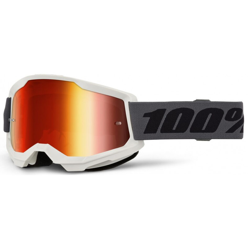 GOGGLE STRATA 2 GREY - RED MIR - 26014053 | Dr Rider