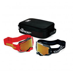 Pack 2 masques cross 100% ARMEGA RACER Pro Pack BK/ - Dr Rider
