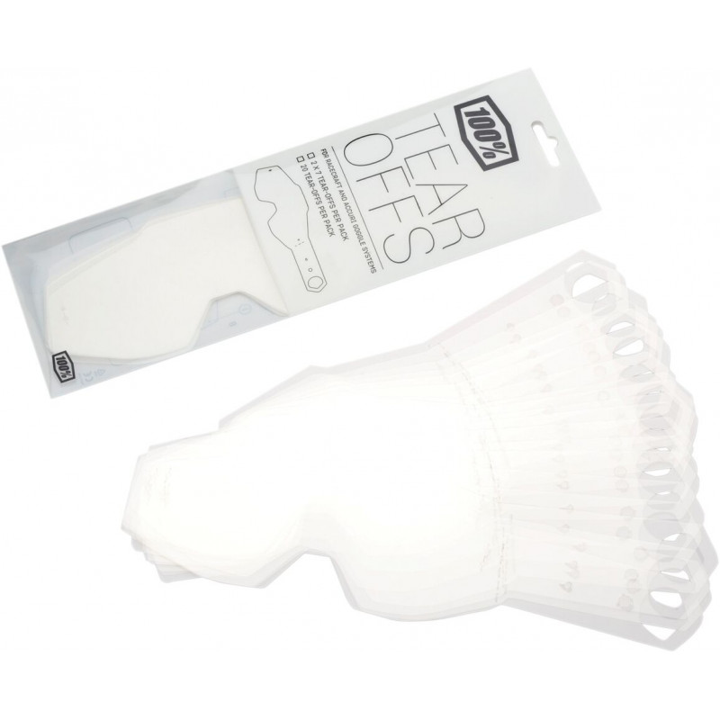 Tear-offs masque cross 100% Standard RC1/AC1/ST1 - Dr Rider