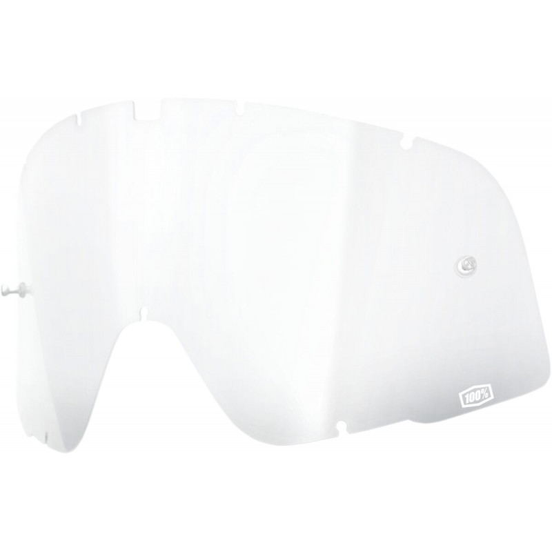 Écran masque cross 100% BARSTOW Transparent - Dr Rider
