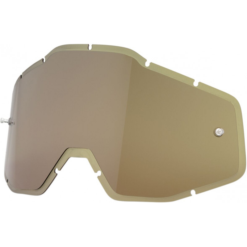 Écran masque cross 100% - HD Anti-Buée avec Picots Olive - Dr Rider