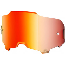 Écran masque cross 100% ARMEGA Miroir Rouge - Dr Rider