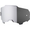 Écran masque cross 100% ARMEGA Miroir Argent - Dr Rider