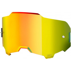 Écran masque cross 100% ARMEGA Miroir Or - Dr Rider