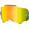 Écran masque cross 100% ARMEGA Miroir Or - Dr Rider