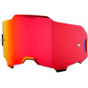 Écran masque cross 100% ARMEGA HiPER Miroir Rouge - Dr Rider
