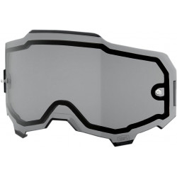 Écran masque cross 100% ARMEGA - Double Écran Smoke - Dr Rider
