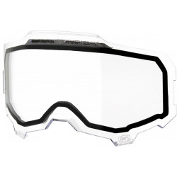 Écran masque cross 100% ARMEGA - Double Écran Ventilé Transparent - Dr Rider