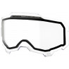 Écran masque cross 100% ARMEGA - Double Écran Ventilé Transparent - Dr Rider