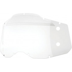 Écran masque cross 100% RACECRAFT 2 / ACCURI 2 / STRATA 2 Forecast - Transparent - Dr Rider