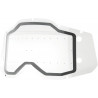 Écran masque cross 100% RACECRAFT 2 / ACCURI 2 / STRATA 2 Forecast avec Picots - Transparent - Dr Rider