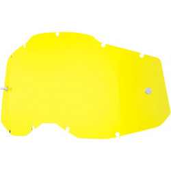 Écran masque cross 100% RACECRAFT 2 / ACCURI 2 / STRATA 2 Jaune - Dr Rider