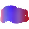 Écran masque cross 100% RACECRAFT 2 / ACCURI 2 / STRATA 2 Miroir Rouge/Bleu - Dr Rider