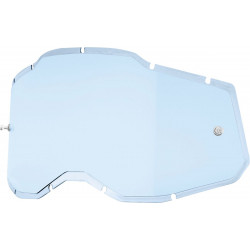 Écran masque cross 100% RACECRAFT 2 / ACCURI 2 / STRATA 2 - Injecté Bleu - Dr Rider
