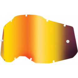 Écran masque cross 100% ACCURI 2 / STRATA 2 Enfant Miroir Rouge - Dr Rider
