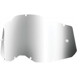 Écran masque cross 100% ACCURI 2 / STRATA 2 Enfant Miroir Argent - Dr Rider