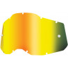 Écran masque cross 100% ACCURI 2 / STRATA 2 Enfant Miroir Or - Dr Rider