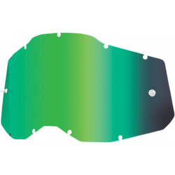 Écran masque cross 100% ACCURI 2 / STRATA 2 Enfant Miroir Vert - Dr Rider