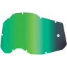 Écran masque cross 100% ACCURI 2 / STRATA 2 Enfant Miroir Vert - Dr Rider