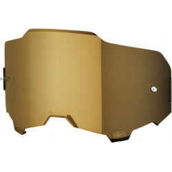 Écran masque cross 100% ARMEGA Miroir Or - Dr Rider