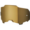 Écran masque cross 100% ARMEGA Miroir Or - Dr Rider