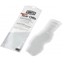 Tear-offs masque cross 100% ACCURI 2 / STRATA 2 Enfant Standard - Pack de 20 - Dr Rider