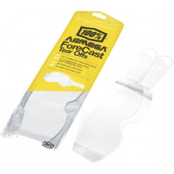 Tear-offs masque cross 100% ARMEGA Forecast - Standard - Pack de 20 - Dr Rider