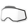 Écran masque cross 100% RACECRAFT 2 / ACCURI 2 / STRATA 2 Ventilé avec picots Transparent - Dr Rider