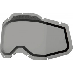 Écran masque cross 100% RACECRAFT 2 / ACCURI 2 / STRATA 2 Ventilé avec picots Smoke - Dr Rider