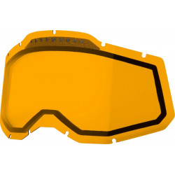 Écran masque cross 100% RACECRAFT 2 / ACCURI 2 / STRATA 2 Ventilé avec picots Persimmon - Dr Rider