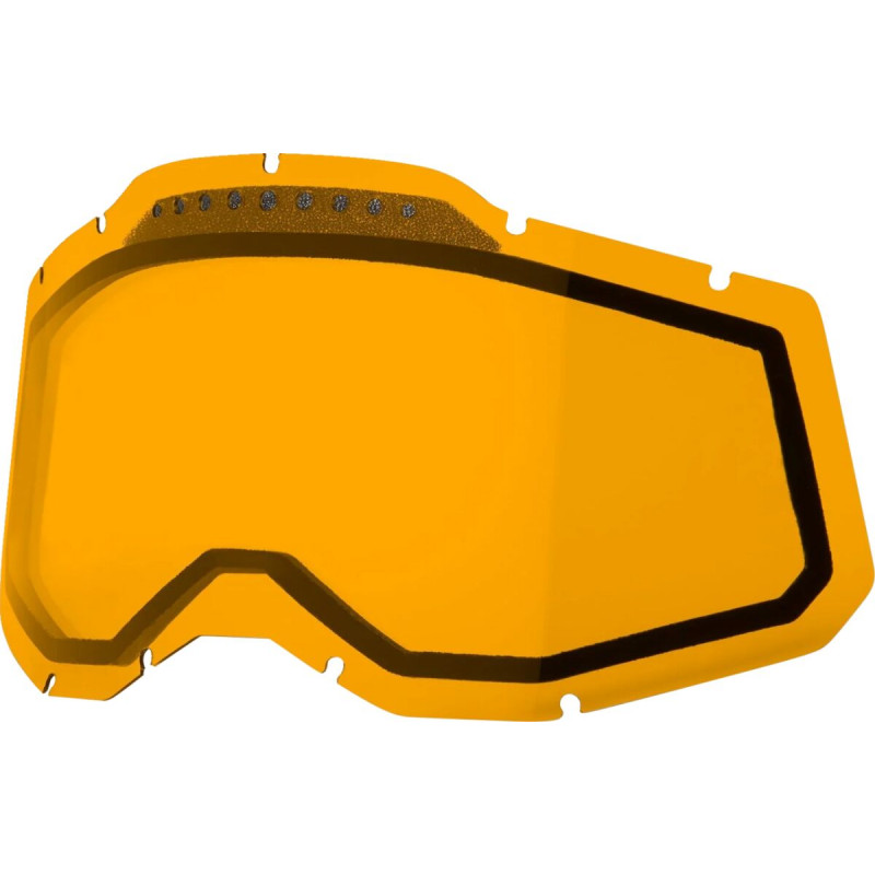 Écran masque cross 100% RACECRAFT 2 / ACCURI 2 / STRATA 2 Ventilé avec picots Persimmon - Dr Rider