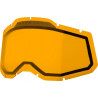 Écran masque cross 100% RACECRAFT 2 / ACCURI 2 / STRATA 2 Ventilé avec picots Persimmon - Dr Rider