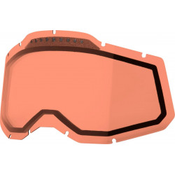 Écran masque cross 100% RACECRAFT 2 / ACCURI 2 / STRATA 2 Ventilé avec picots Rose - Dr Rider
