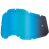 Écran masque cross 100% RACECRAFT 2 / ACCURI 2 / STRATA 2 Ventilé avec picots Miroir Bleu - Dr Rider