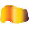 Écran masque cross 100% RACECRAFT 2 / ACCURI 2 / STRATA 2 Ventilé avec picots Miroir Rouge - Dr Rider