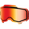 Écran masque cross 100% ARMEGA - Injecté Double Ventilé Miroir Rouge - Dr Rider