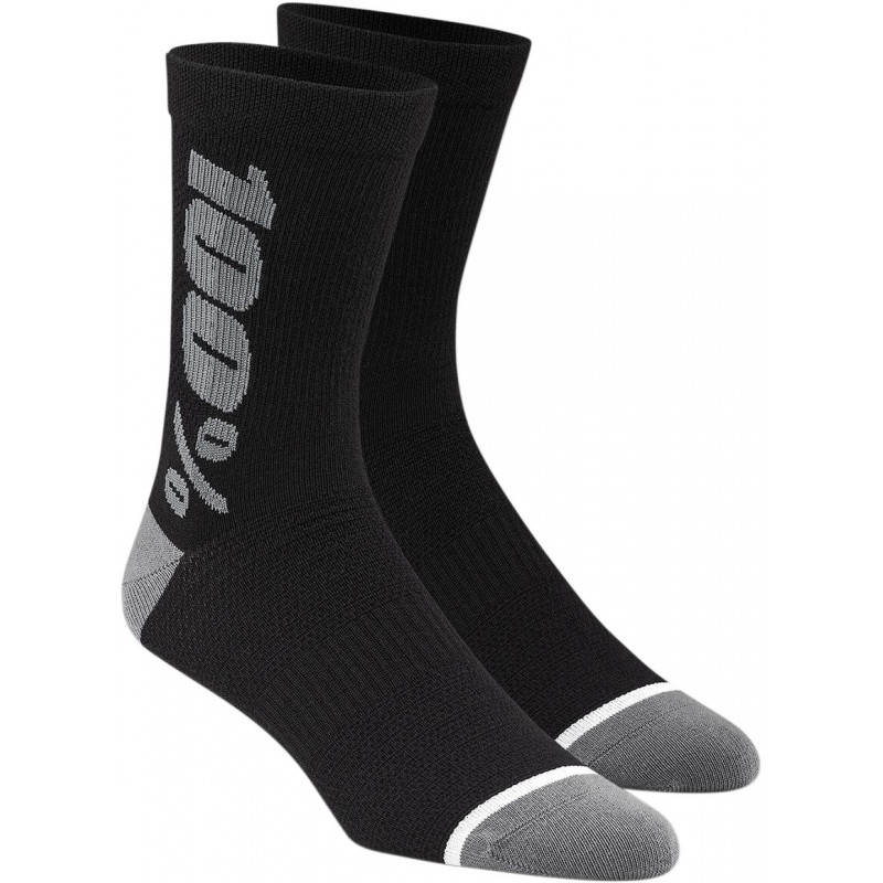 SOCKS RHYTHM BK/GY SM/MD - 34310433 - Dr Rider