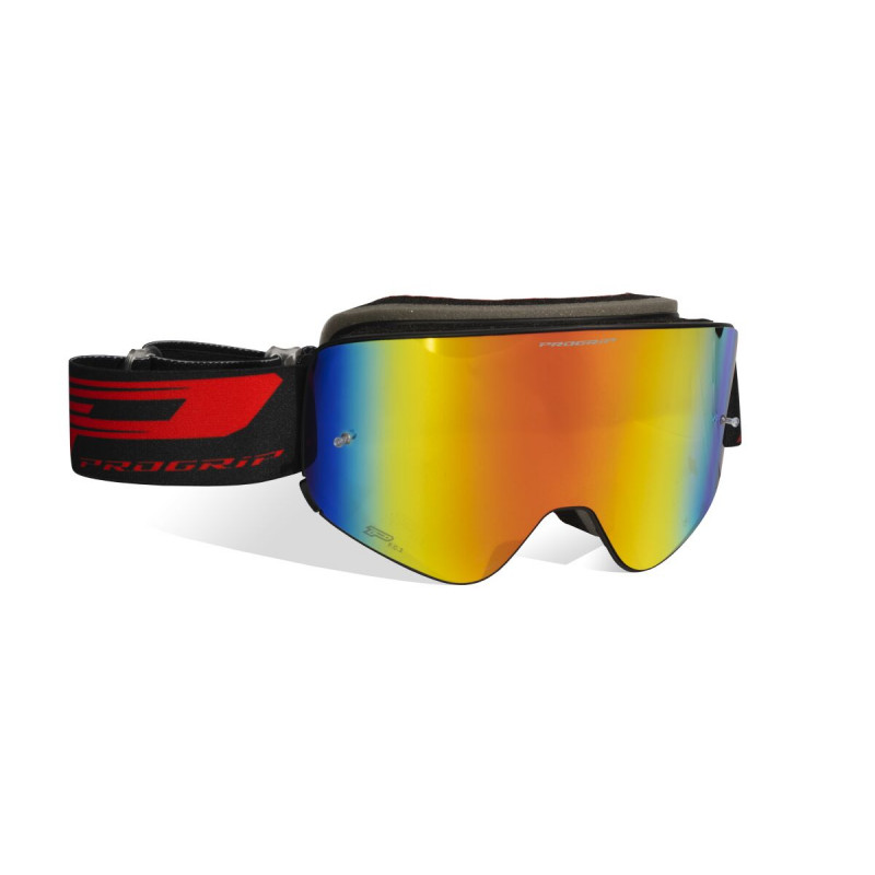 Masque cross Progrip Magnet 3205 - Écran miroir rouge | Dr Rider